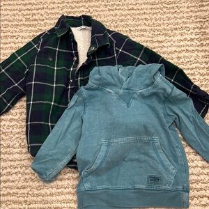 Toddler shacket and short set